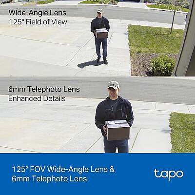 İç Mekan/Dış Mekan Çift Lensli Pan/Tilt Güvenlik Kamerası | Tapo C246D - 12