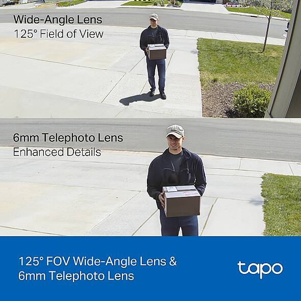 İç Mekan/Dış Mekan Çift Lensli Pan/Tilt Güvenlik Kamerası | Tapo C246D - 12