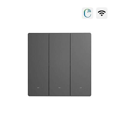 M5 Akıllı Duvar Anahtarları Koyu Gri - 2