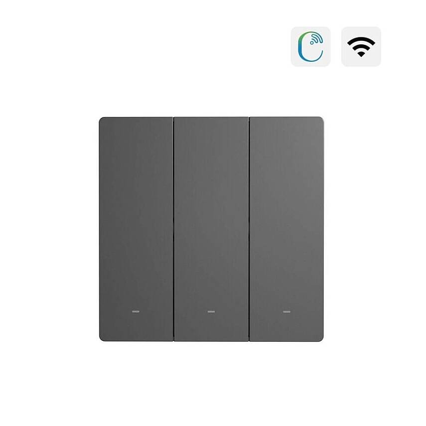 M5 Akıllı Duvar Anahtarları Koyu Gri - 2
