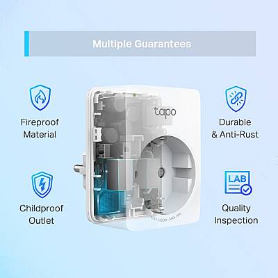 Mini Akıllı Wi-Fi Priz, Enerji İzleme | Tapo P110 - 3