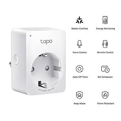 Mini Akıllı Wi-Fi Priz, Enerji İzleme | Tapo P110M - 3