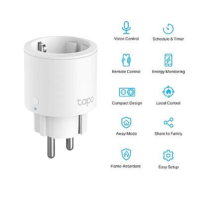 Mini Akıllı Wi-Fi Priz, Enerji İzleme | Tapo P115 - 3