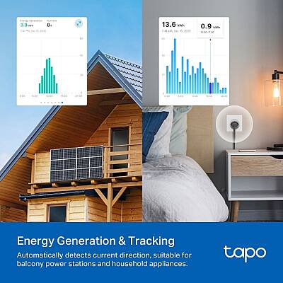 Mini Akıllı Wi-Fi Priz, Enerji İzleme | Tapo P115M - 4