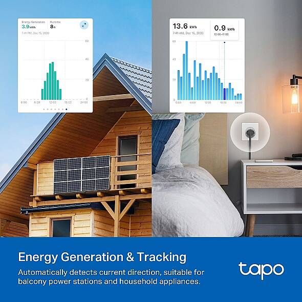 Mini Akıllı Wi-Fi Priz, Enerji İzleme | Tapo P115M - 4