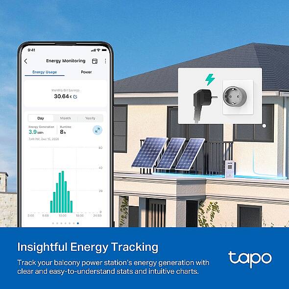 Mini Akıllı Wi-Fi Priz, Enerji İzleme | Tapo P115M - 5