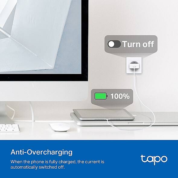 Mini Akıllı Wi-Fi Priz, Enerji İzleme | Tapo P115M - 6