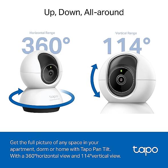 Pan/Tilt AI Ev Güvenliği Wi-Fi Kamera | TC72 - 5