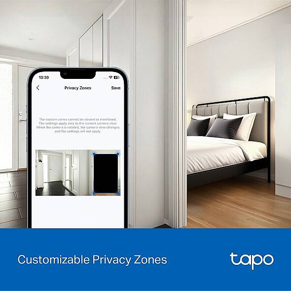 Pan/Tilt AI Ev Güvenlik Wi-Fi Kamera | Tapo C250 - 11