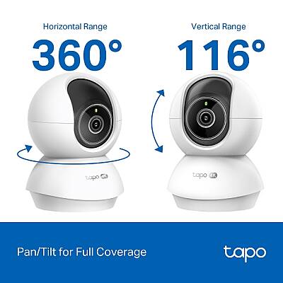 Pan/Tilt AI Ev Güvenlik Wi-Fi Kamera | Tapo C250 - 9