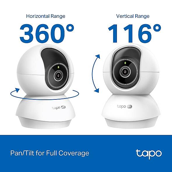Pan/Tilt AI Ev Güvenlik Wi-Fi Kamera | Tapo C250 - 9