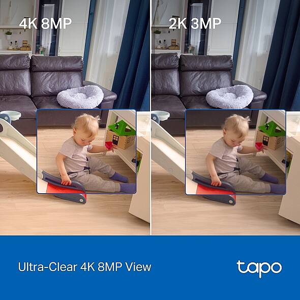 Pan/Tilt AI Home Security Wi-Fi Camera | Tapo C260 - 12