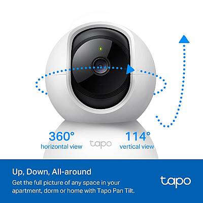 Pan/Tilt Ev Güvenliği Wi-Fi Kamerası | Tapo C200C - 4