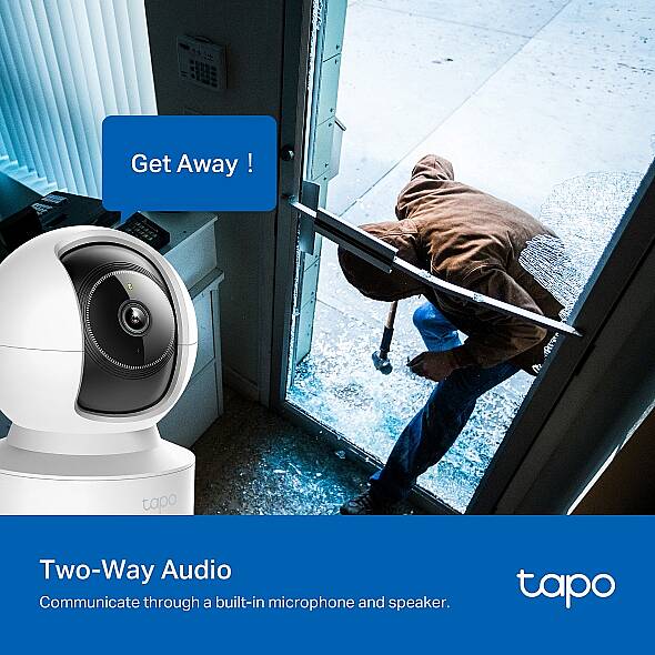 Pan/Tilt Yapay Zeka Destekli Ev Güvenliği Wi-Fi Kamerası | Tapo C222 - 5