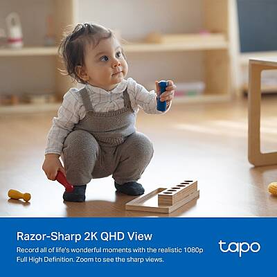 Pan/Tilt Yapay Zeka Destekli Ev Güvenliği Wi-Fi Kamerası | Tapo C222 - 8