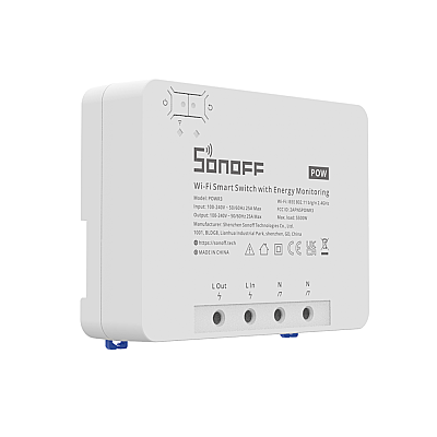 Pow R3 25A Akıllı Enerji Ölçer Röle - 4
