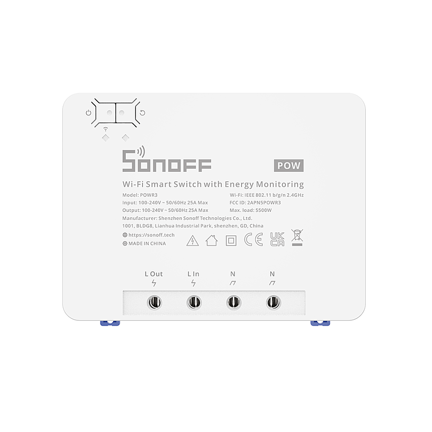 Pow R3 25A Akıllı Enerji Ölçer Röle - 2