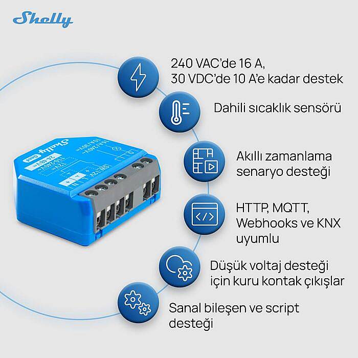 Shelly 1 Gen4 Akıllı Röle - 4