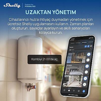 Shelly 1 Mini Gen3 Akıllı Röle - 4