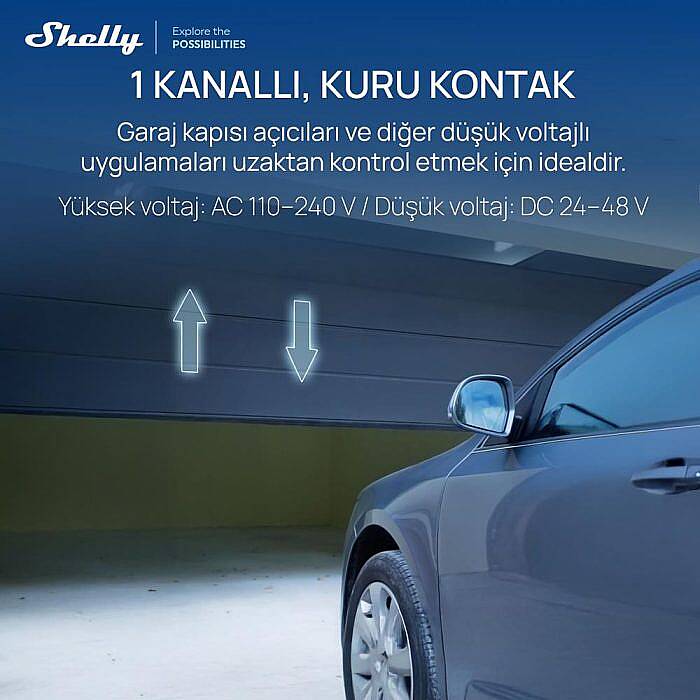 Shelly 1 Mini Gen3 Akıllı Röle - 5
