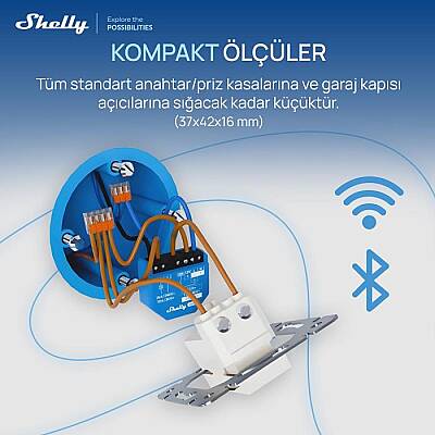 Shelly 1 Mini Gen3 Akıllı Röle - 7