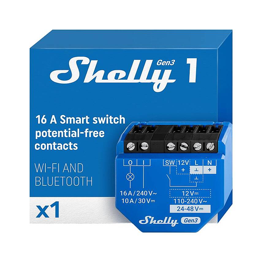 Shelly 1 Mini Gen3 Akıllı Röle - 1