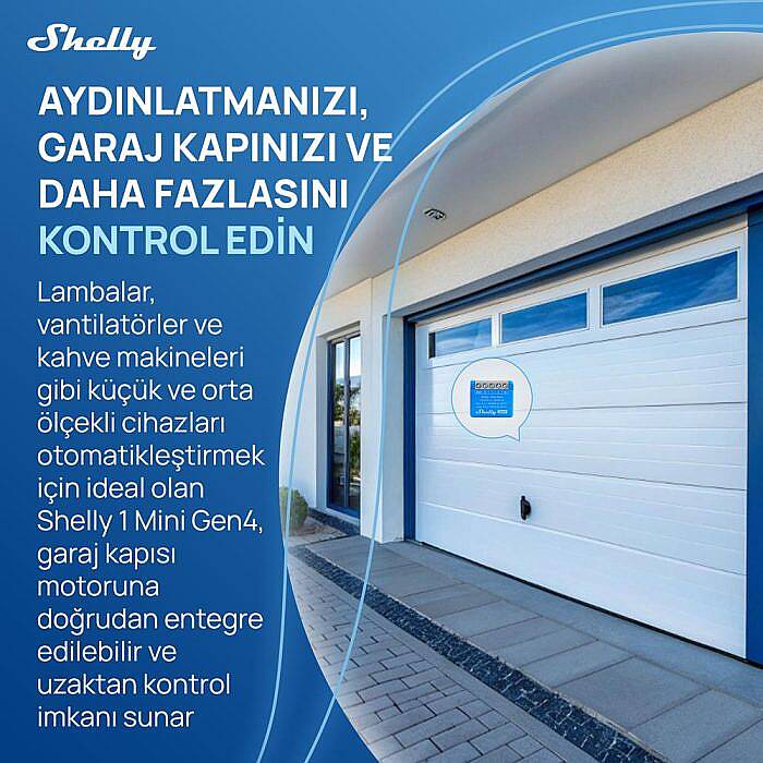 Shelly 1 Mini Gen4 Akıllı Röle - 4