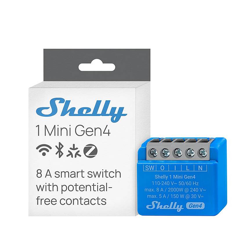 Shelly 1 Mini Gen4 Akıllı Röle - 1