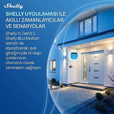 Shelly 1L Gen3 Nötrsüz Akıllı Röle - 4