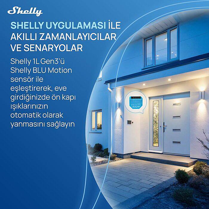 Shelly 1L Gen3 Nötrsüz Akıllı Röle - 4