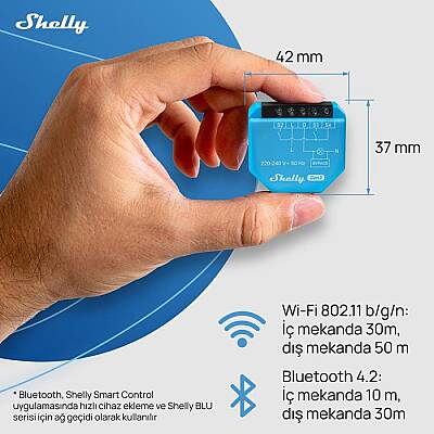 Shelly 1L Gen3 Nötrsüz Akıllı Röle - 6
