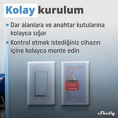 Shelly 1PM Mini Gen3 Enerji Ölçer Röle - 2