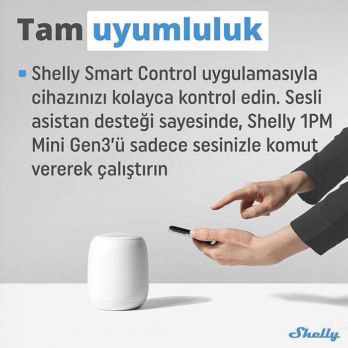 Shelly 1PM Mini Gen3 Enerji Ölçer Röle - 4