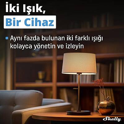 Shelly 2PM Gen3 Enerji Ölçümlü 2 Kanallı Akıllı Röle - 3