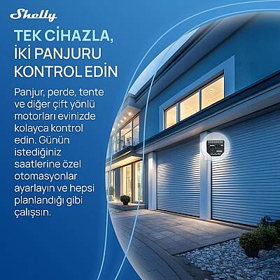 Shelly 2PM Gen4 Enerji Ölçümlü 2 Kanallı Akıllı Röle - 4