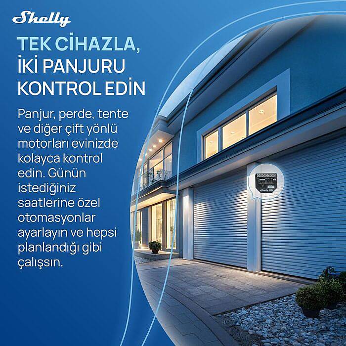 Shelly 2PM Gen4 Enerji Ölçümlü 2 Kanallı Akıllı Röle - 4