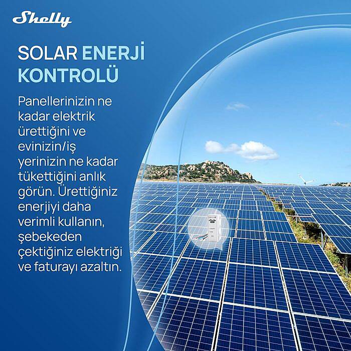 Shelly 3EM-63W Gen3 Akıllı 3 Faz Enerji Ölçer - 5