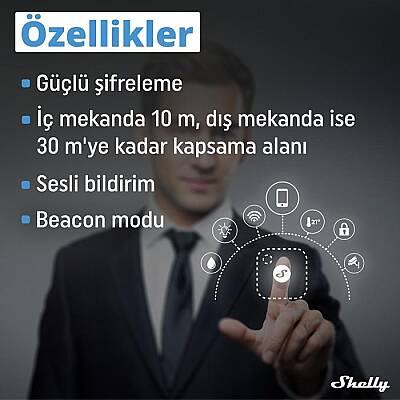 Shelly BLU Button Tough Akıllı Kontrol Butonu - 3