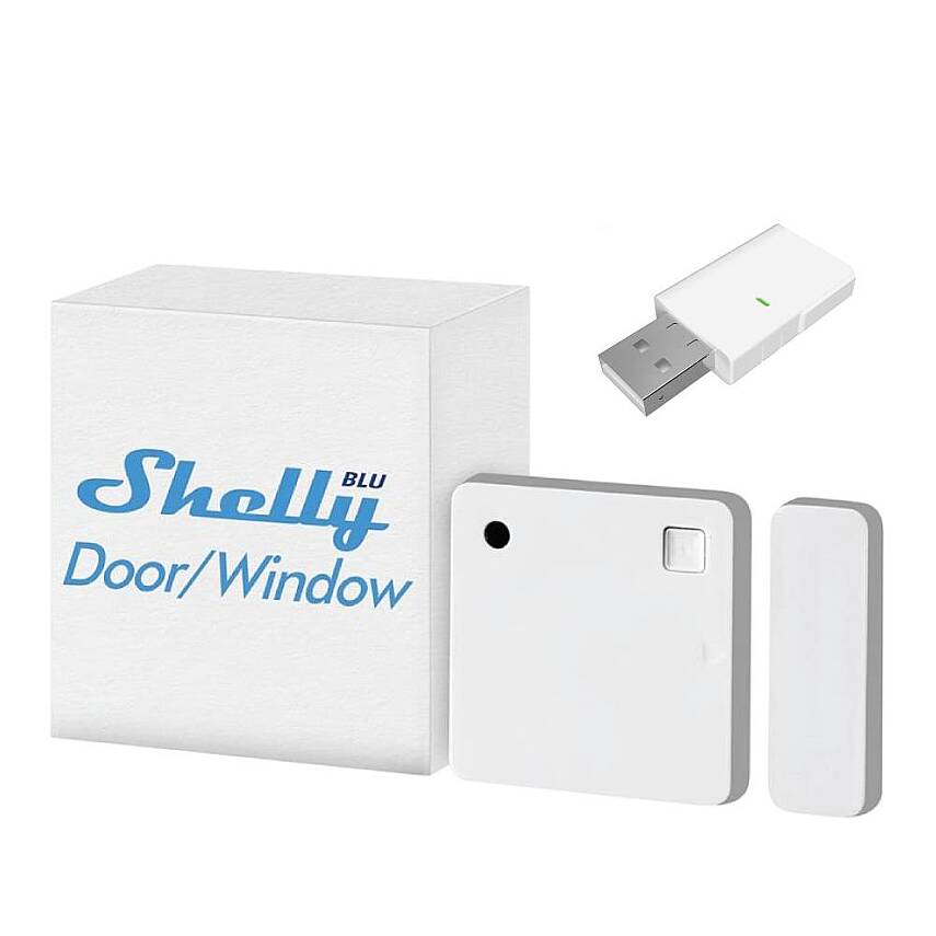 Shelly BLU Door/Window + BLU Gateway Akıllı Kapı/Pencere Sensör Seti - 1