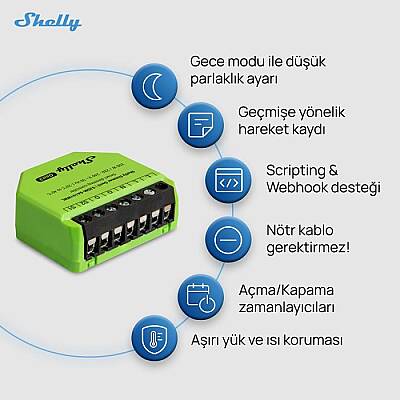Shelly Dimmer Gen3 Akıllı Led Dimmer Kontrol Rölesi - 4