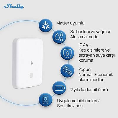 Shelly Flood Gen4 Akıllı Su Kaçak Sensörü - 4