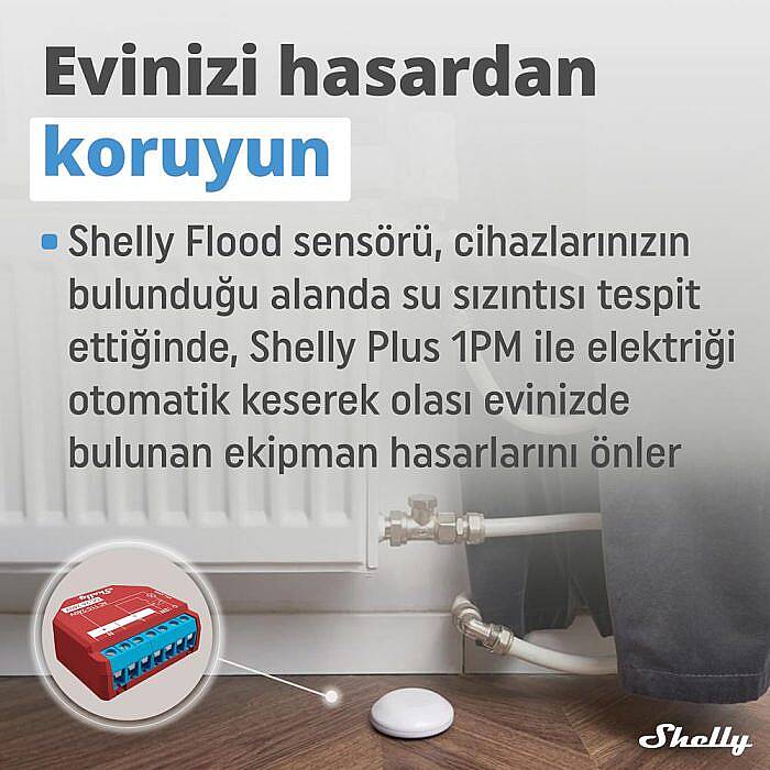 Shelly Flood Su Baskını ve Sıcaklık Sensörü - 5