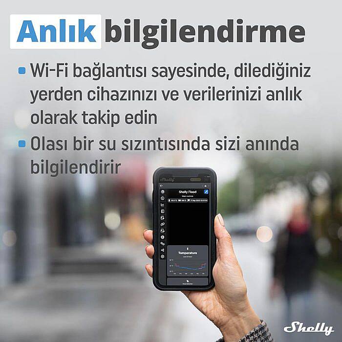Shelly Flood Su Baskını ve Sıcaklık Sensörü - 6