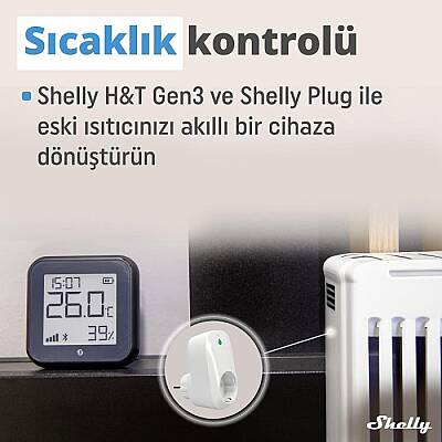Shelly H&T Gen3 WiFi Sıcaklık ve Nem Sensörü - 7