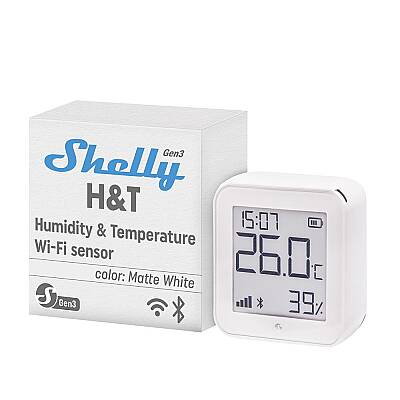 Shelly H&T Gen3 WiFi Sıcaklık ve Nem Sensörü
