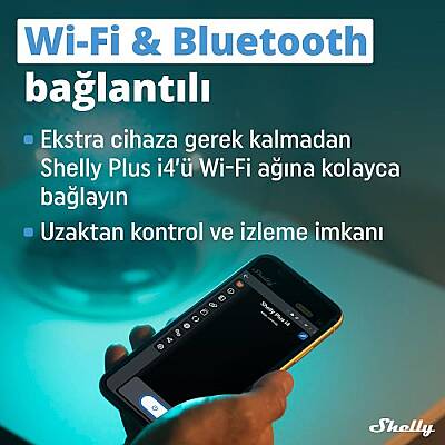 Shelly i4 Gen3 Akıllı 4 Kanallı Sahne Kontrol Rölesi - 7