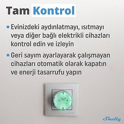 Shelly Plug S Gen3 Matter Destekli Akıllı Priz - 5