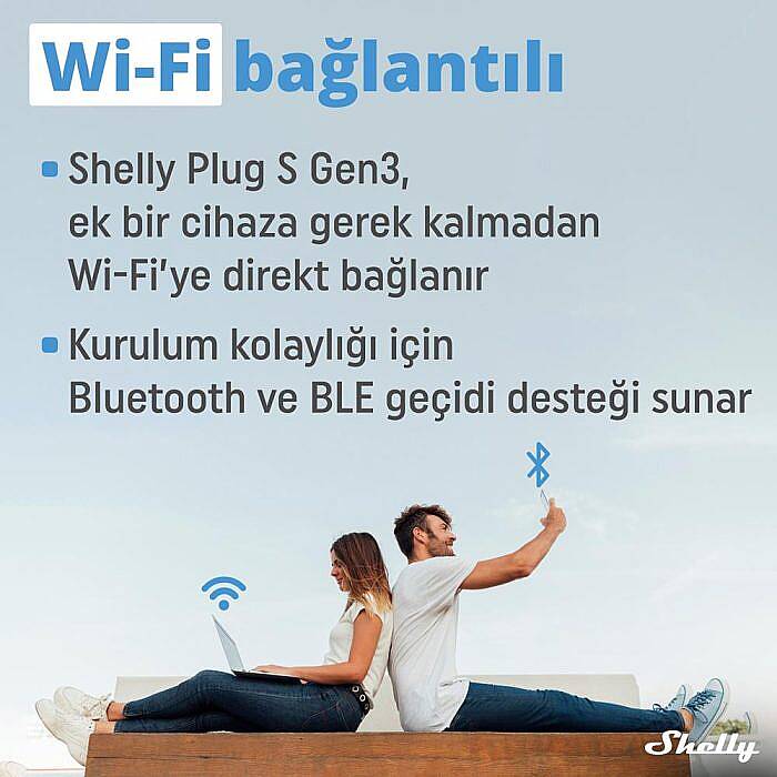Shelly Plug S Gen3 Matter Destekli Akıllı Priz - 7