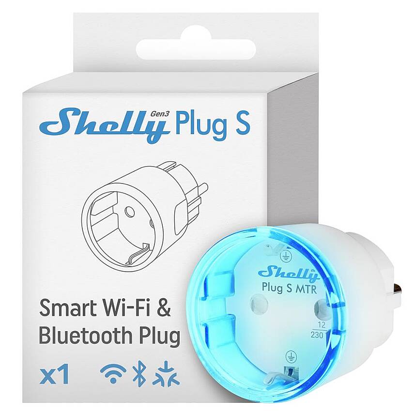 Shelly Plug S Gen3 Matter Destekli Akıllı Priz - 1