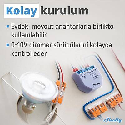 Shelly Plus 0-10V Dimmer Röle - 3